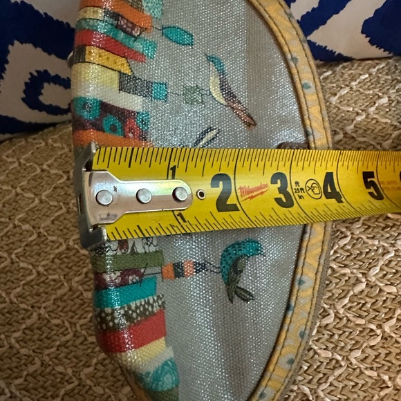 Fossil Multicolor Bird Print Zippered Versatile Pouch - Picture 8 of 9